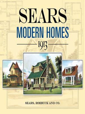 cover image of Sears Modern Homes, 1913